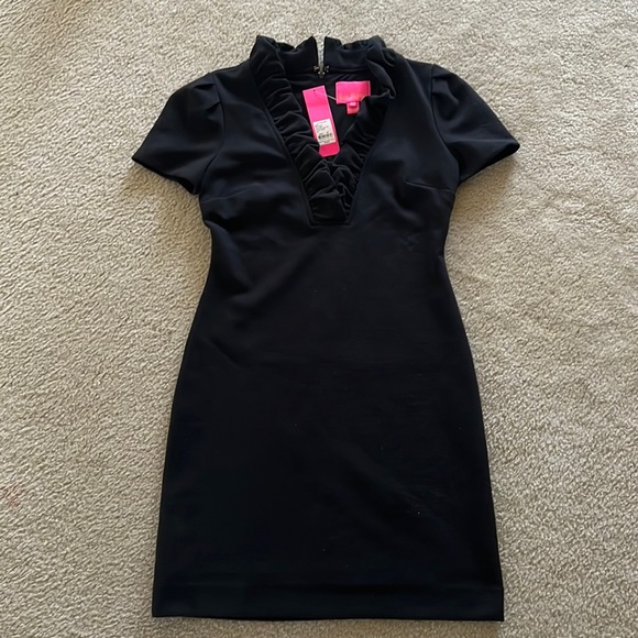 Lilly Pulitzer Dresses & Skirts - NWT black Lilly Pulitzer Tisbury shift dress size XS